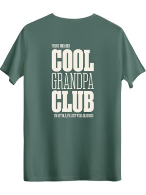 betterthanco Cool Grandpa Club Baskılı Bisiklet Yaka Regular T-Shirt