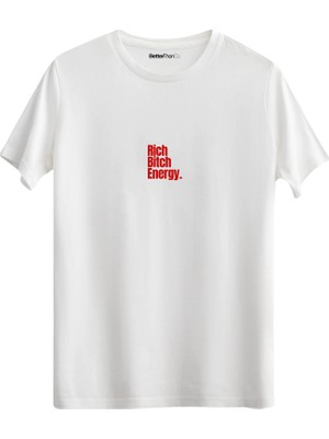 betterthanco Energy Baskılı Bisiklet Yaka Regular T-Shirt