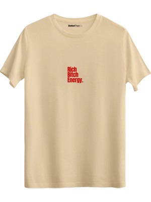 betterthanco Energy Baskılı Bisiklet Yaka Regular T-Shirt