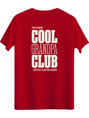 betterthanco Cool Grandpa Club Baskılı Bisiklet Yaka Regular T-Shirt