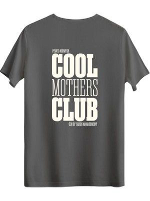 betterthanco Cool Mothers Club Baskılı Bisiklet Yaka Regular T-Shirt