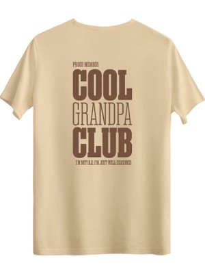 betterthanco Cool Grandpa Club Baskılı Bisiklet Yaka Regular T-Shirt