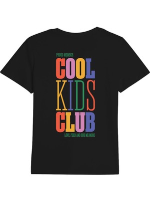 betterthanco Cool Kids Club Baskılı Bisiklet Yaka Çocuk T-Shirt