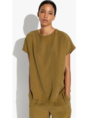 Parfois Kadın %100 Liyosel Düz T-Shirt