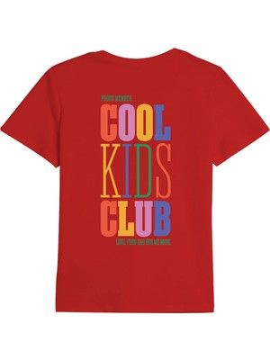 betterthanco Cool Kids Club Baskılı Bisiklet Yaka Çocuk T-Shirt