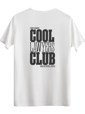 betterthanco Cool Lawyers Club Baskılı Bisiklet Yaka Regular T-Shirt