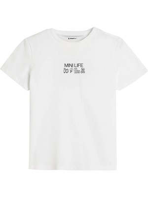 betterthanco Mini Life Baskılı Bisiklet Yaka Çocuk T-Shirt