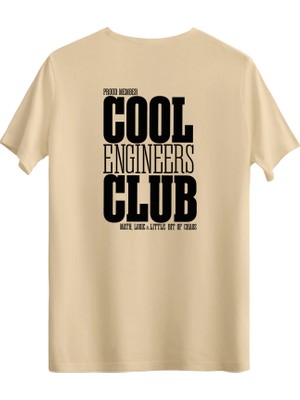 betterthanco Cool Engineers Club Baskılı Bisiklet Yaka Regular T-Shirt