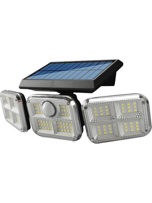 Eco Lounge Sensörlü 3 Kademeli 120 Ledli Solar Lamba