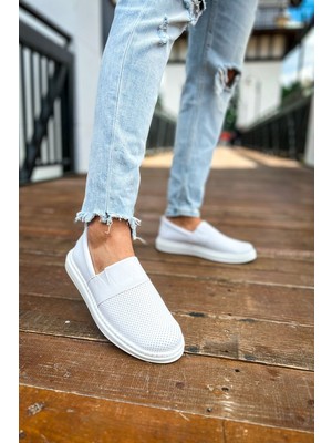 Uravas Store CH091 - Rbt Brecon Erkek Ayakkabı Beyaz