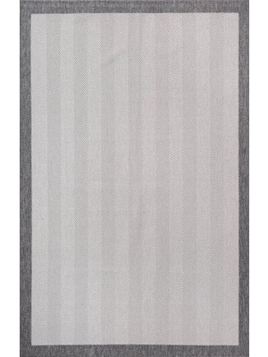 Veja Home Sisal Plus Balık Sırtı 1147 Krem Gri Hasır Görünümlü Mutfak Koridor Salon Halısı