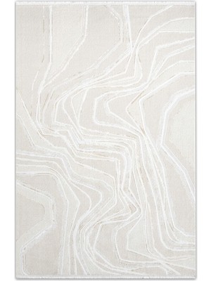Atlas Halı Hermes HU03A Bej Modern Salon Halisi 80 x 150 cm
