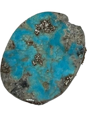 Hasyılmaz Doğal Iran Nişabur Firuze (Turkuaz) Taşı 12,00 Karat - 2,40 Gram T205