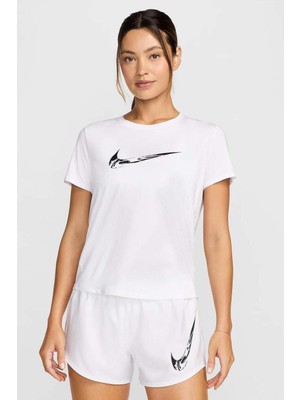 Nike One Dri-Fit Kadın Beyaz Spor Tişört