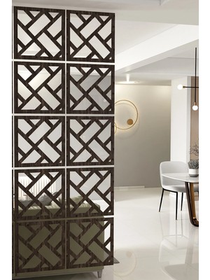 Kayasan Ahşap Kayasan ® Lazer Kesim Sarkıt Paravan, Ahşap Seperatör, Oda Ayırıcı 4'lü Panel Levha Seti