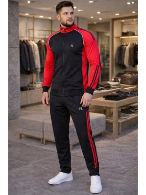 Zeyra Light Yeni Sezon Dik Yaka Fermuarlı Comfort Fit Erkek Eşofman Takımı
