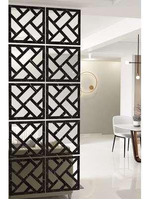 Kayasan Ahşap Kayasan ® Lazer Kesim Sarkıt Paravan, Ahşap Seperatör, Oda Ayırıcı 4'lü Panel Levha Seti