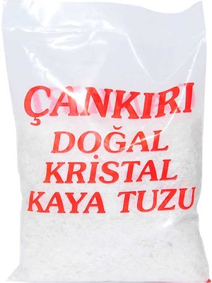 Uravas Store Yemeklik Doğal Kristal Kaya Tuzu Granül Çakıl Çankırı Beyaz 1000 gr