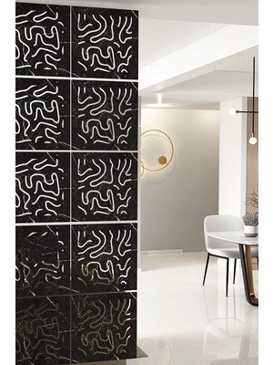 Kayasan Ahşap Kayasan ® Lazer Kesim Sarkıt Paravan, Ahşap Seperatör, Oda Ayırıcı 4'lü Panel Levha Seti