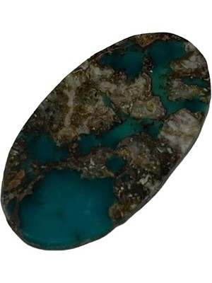 Hasyılmaz Doğal Iran Nişabur Firuze (Turkuaz) Taşı 12,10 Karat - 2,40 Gram T204