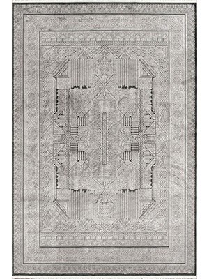 Royal Halı Bearny TD01D Bej Modern Salon Halisi 80 x 150 cm