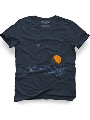 Tarrzzcom Unisex Tasarım Tshirt Red Planet