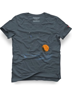 Tarrzzcom Unisex Tasarım Tshirt Red Planet