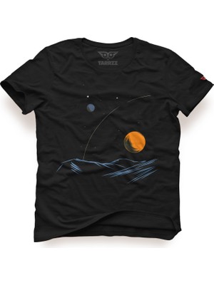 Tarrzzcom Unisex Tasarım Tshirt Red Planet