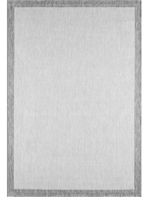 Veja Home Sisal Plus 1148 Krem Gri Düz Desenli Hasır Görünümlü Modern Şık Mutfak Koridor Salon Halısı