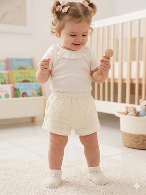 Babydoll Şort Divo Beyaz