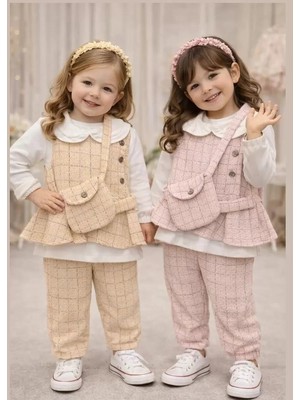 Renas Store 1-2-3 Yaş Ceketli Çantalı Bebek Takımı