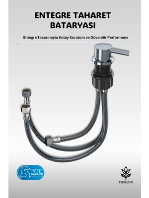 Fiorenn Asma Klozet Entegre Taharet Musluğu Içeriden Montaj Sıcak/soğuk Kullanımı