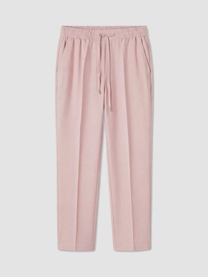LC Waikiki Lcw Modest Pembe Beli Lastikli Havuç Kesim Kadın Pantolon