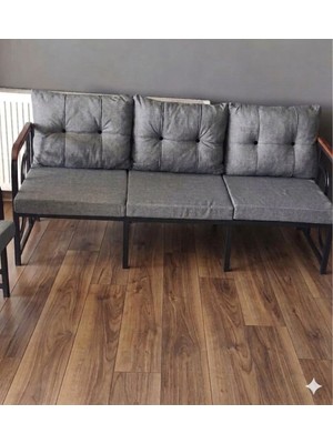 Serdem Üçlü Koltuk Bahçe Balkon Mobilyası
