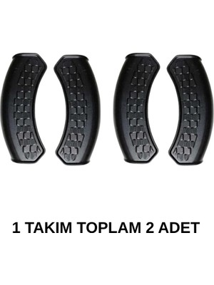 Yanmaz Yapışmaz Silikon Tava, Sahan Tutacağı Silikon Kulp Tutacak - 1 Çift 2 Adet