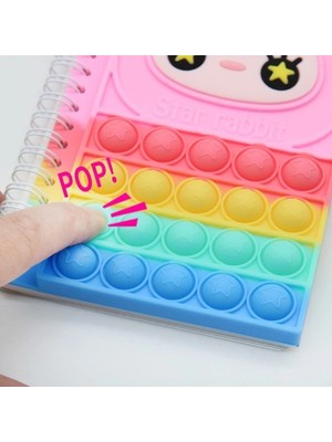 Die Grup Buğz Sevimli Tasarımlı Pop-It Defter