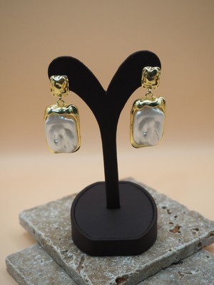 Stelle Jewelry Vintage Gold Barok Inci Küpe