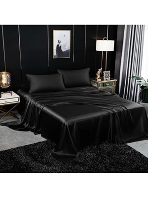 Metinev Metin ev® Premium 120 Tel Pamuk Saten Lastiksiz Çarşaf Seti – 2 Yastık Kılıfı