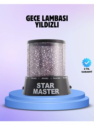 Zenvia Odayı Yıldızlarla Dolduran Galaxy Efektli LED Projektör Işık