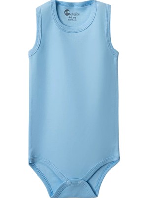 Zenvia Mavi Askılı Body Zıbın 2-7 Yaş Çocuklar Için (1 Adet) Alttan Çıtçıtlı Özel Gereksiniml