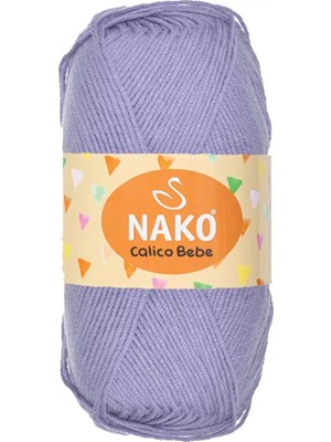 1 Adet Calico Bebe Pamuklu Bebek ve Battaniye Örgü Ipi 13284 - Mudanis