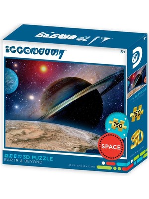 Uravas Store Mey Ithalat® 3D Dünya ve Ötesi Puzzle 150 Parça