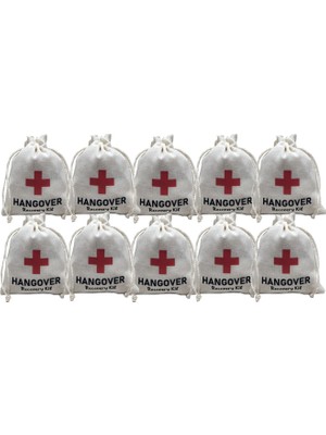 Belirtilmemiş Hangover Kit Baskılı 10X13 Ebat 10'lu Paket