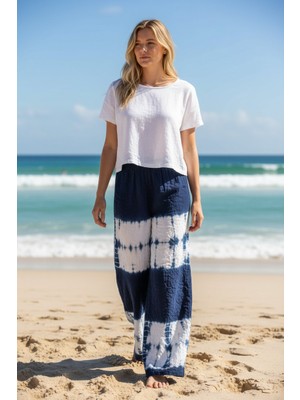 Sıle Atelıer Batik Pantolon Pamuklu