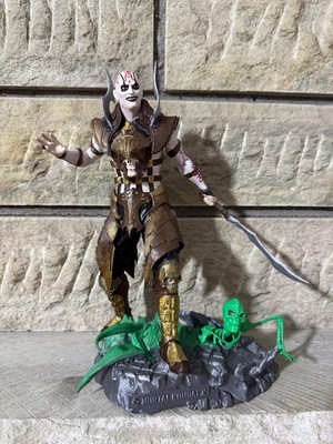 Arez Figür Mortal Kombat Quan Chi Figür 26 cm El Boyama Koleksiyonluk Dekoratif 3D Baskı