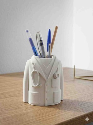 3D VAN TASARIM Doktor Önlüklü Kalemlik