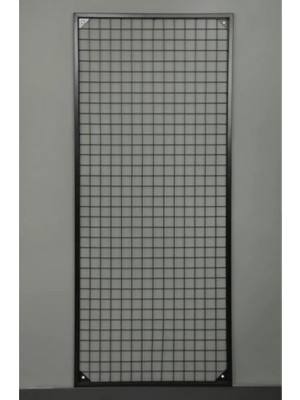 Beasym Sık Telli Tel Raf - Tel Pano Stand, Duvar Askılığı 60X150 cm