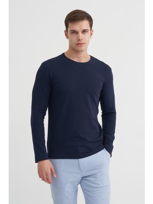 Cazador 56060 Erkek Bisiklet Yaka Bisiklet Yaka  Sweat
