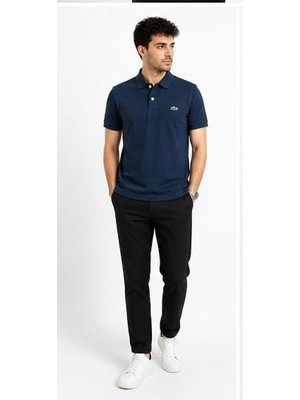 Lacoste Polo Lacivert Regular Fit Özel Logo
