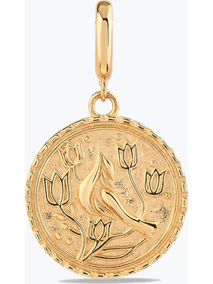 Goldium Jewellery Kuşlar Tasarım Charm